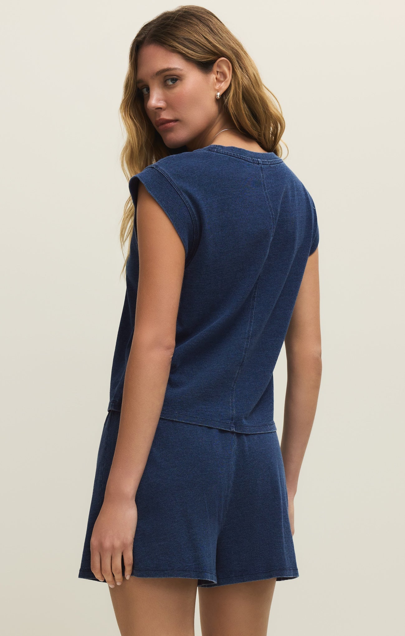 Camino Cotton Jersey Denim Tee Secondary image