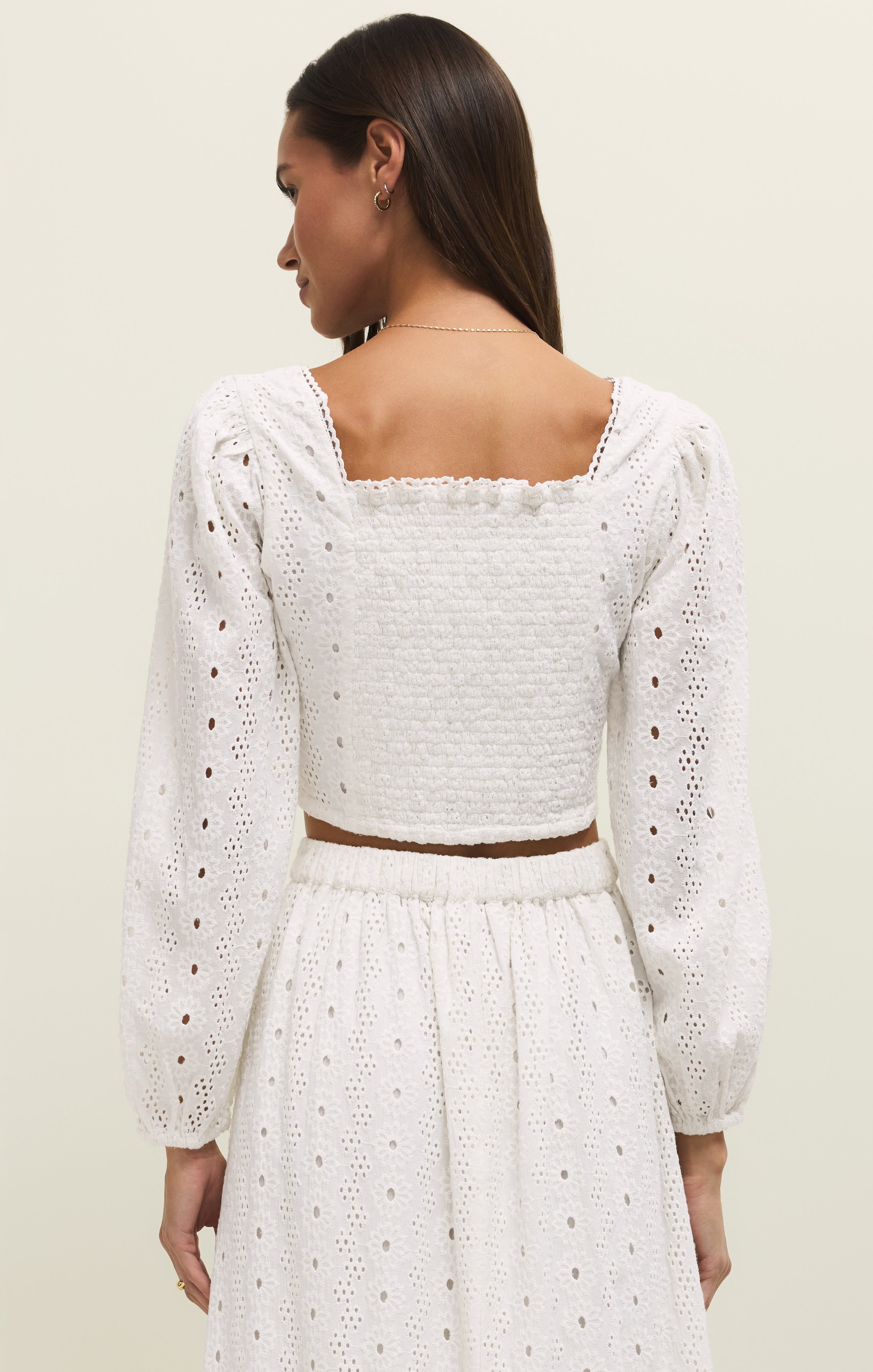 Bria Cotton Eyelet Top Secondary image