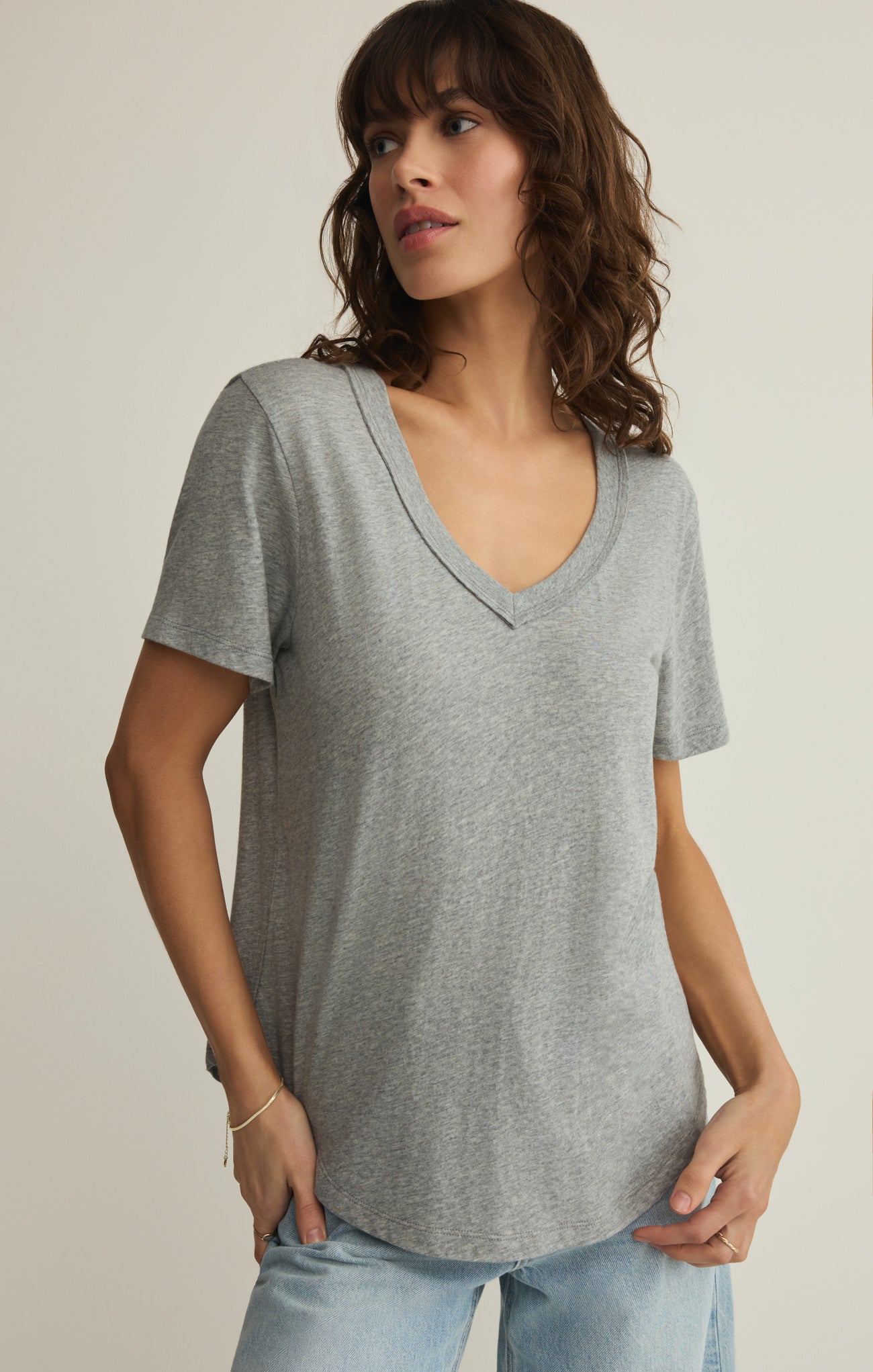 Elara Cotton Jersey Top Main image
