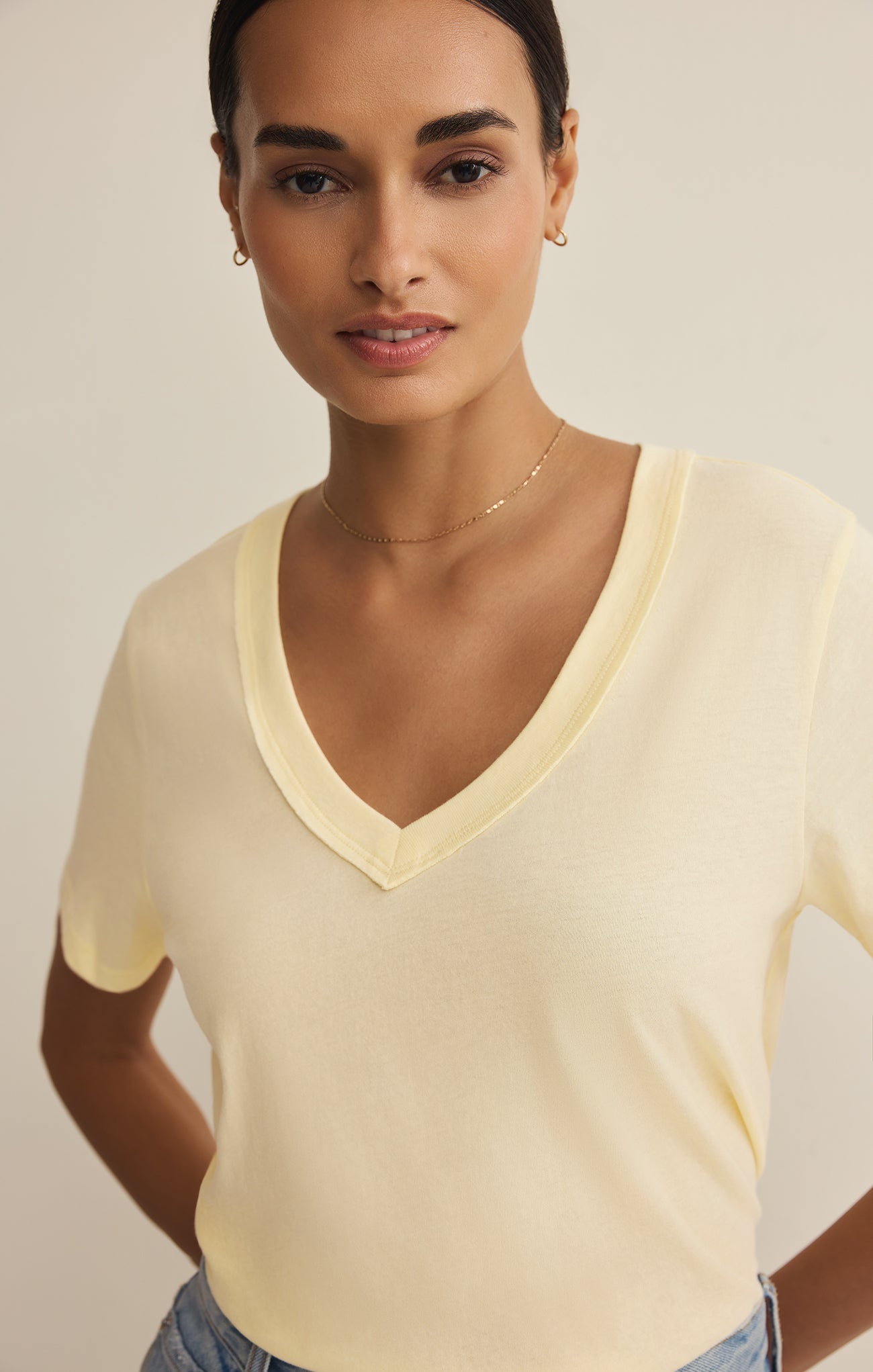 Elara Cotton Jersey Top