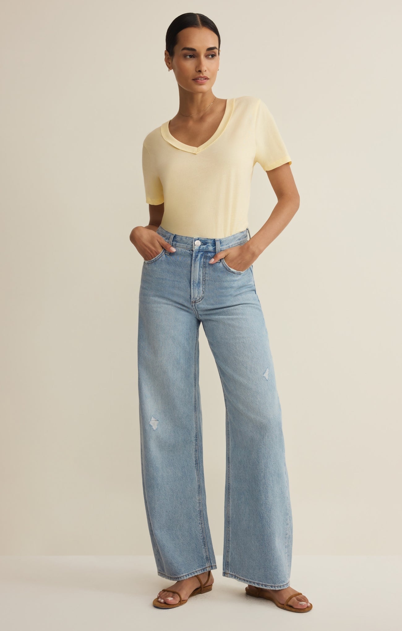 Elara Cotton Jersey Top