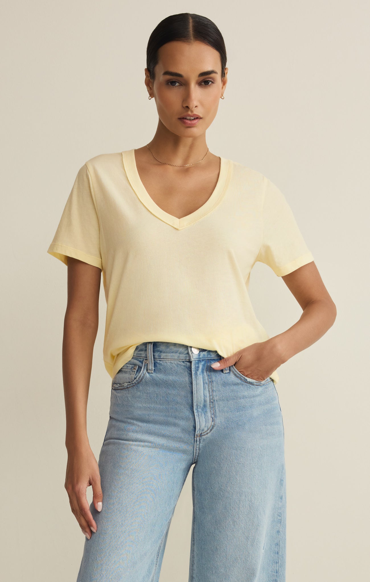 Elara Cotton Jersey Top