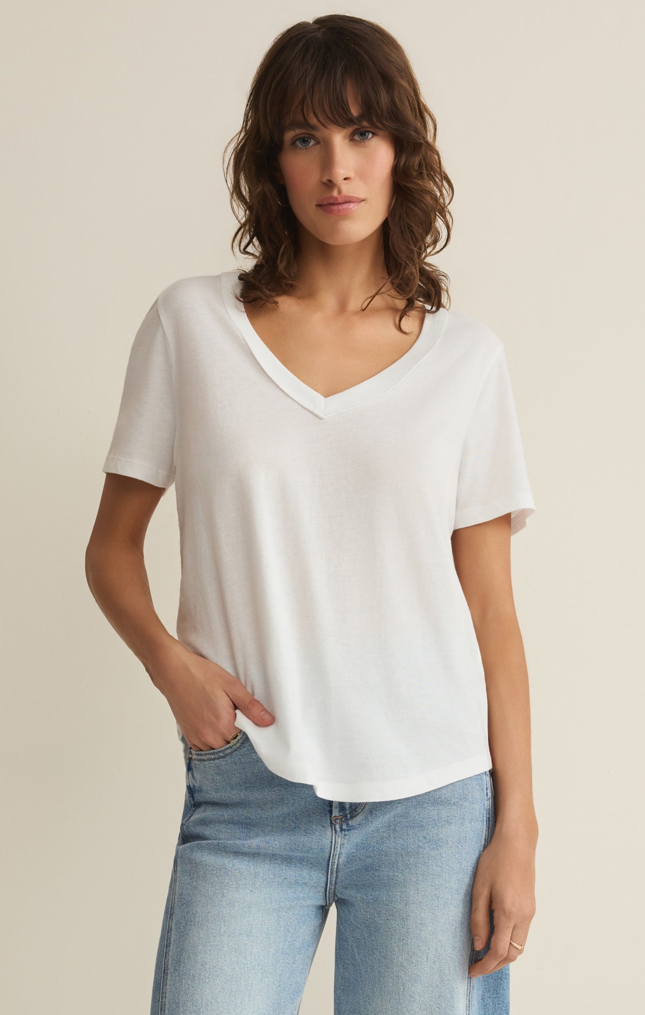 Elara Cotton Jersey Top
