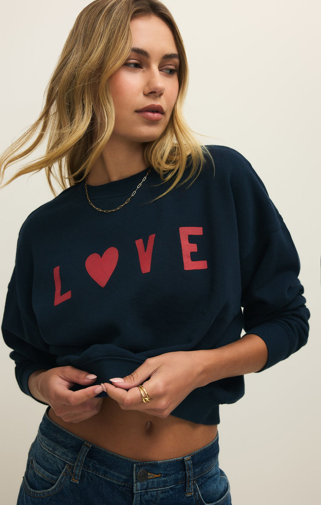 First Date Fleece Sweatshirt