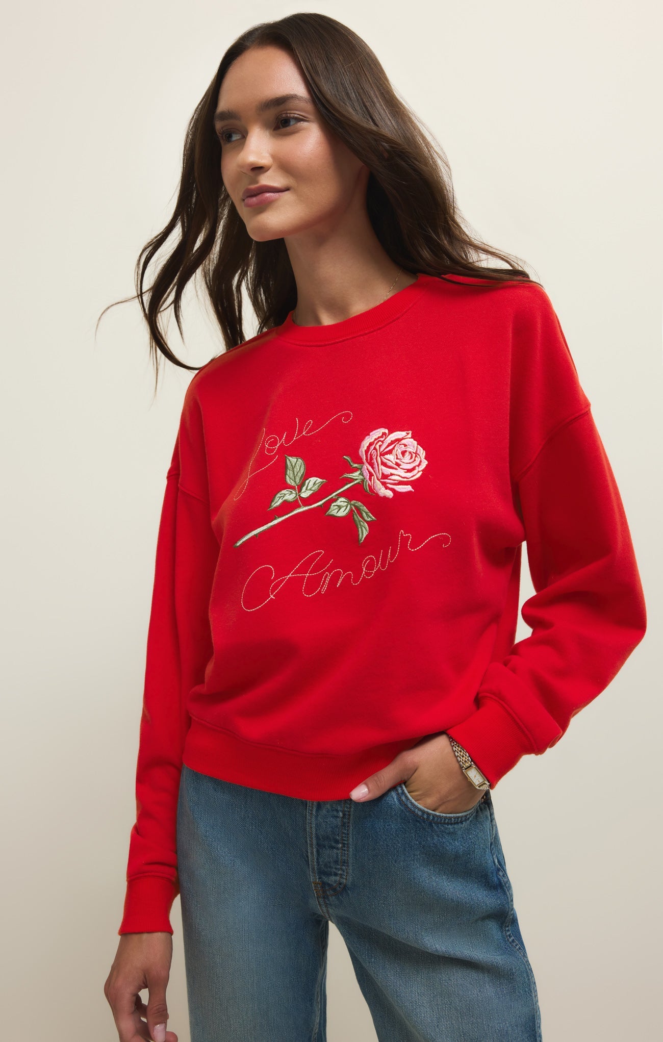 First Date Fleece Sweatshirt