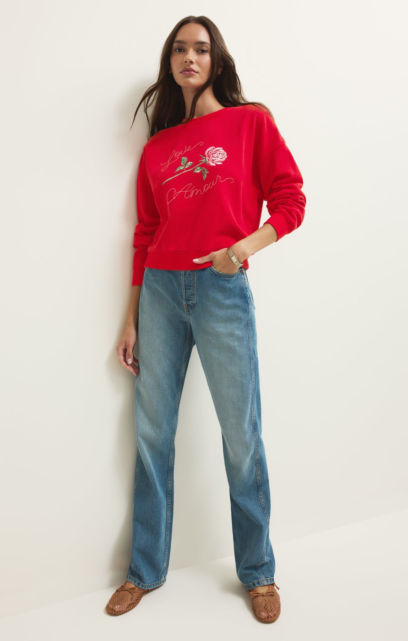 First Date Fleece Sweatshirt