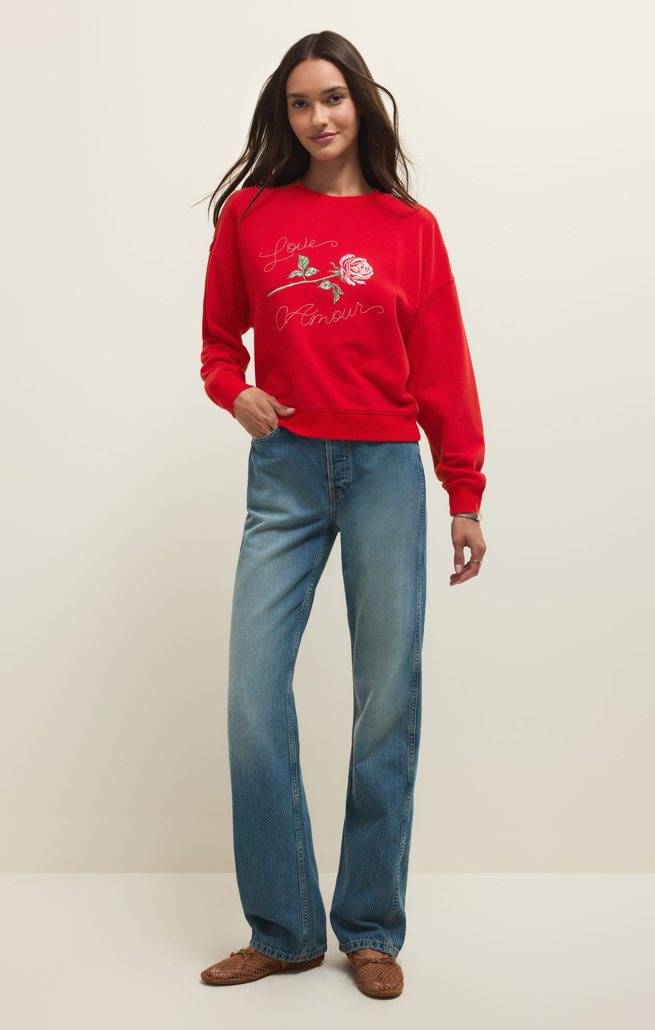 First Date Fleece Sweatshirt