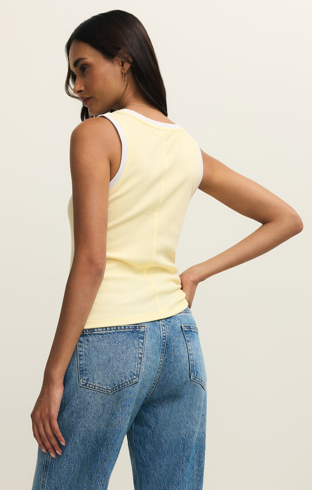 Sirena Contrast Rib Tank