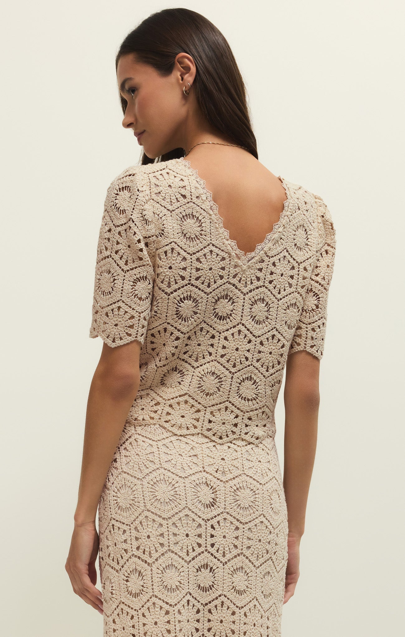 Raquel Lace Cropped Top