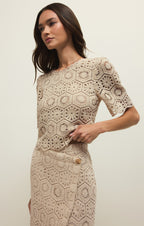 Raquel Lace Cropped Top