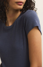 Renae Rib Short Sleeve Top
