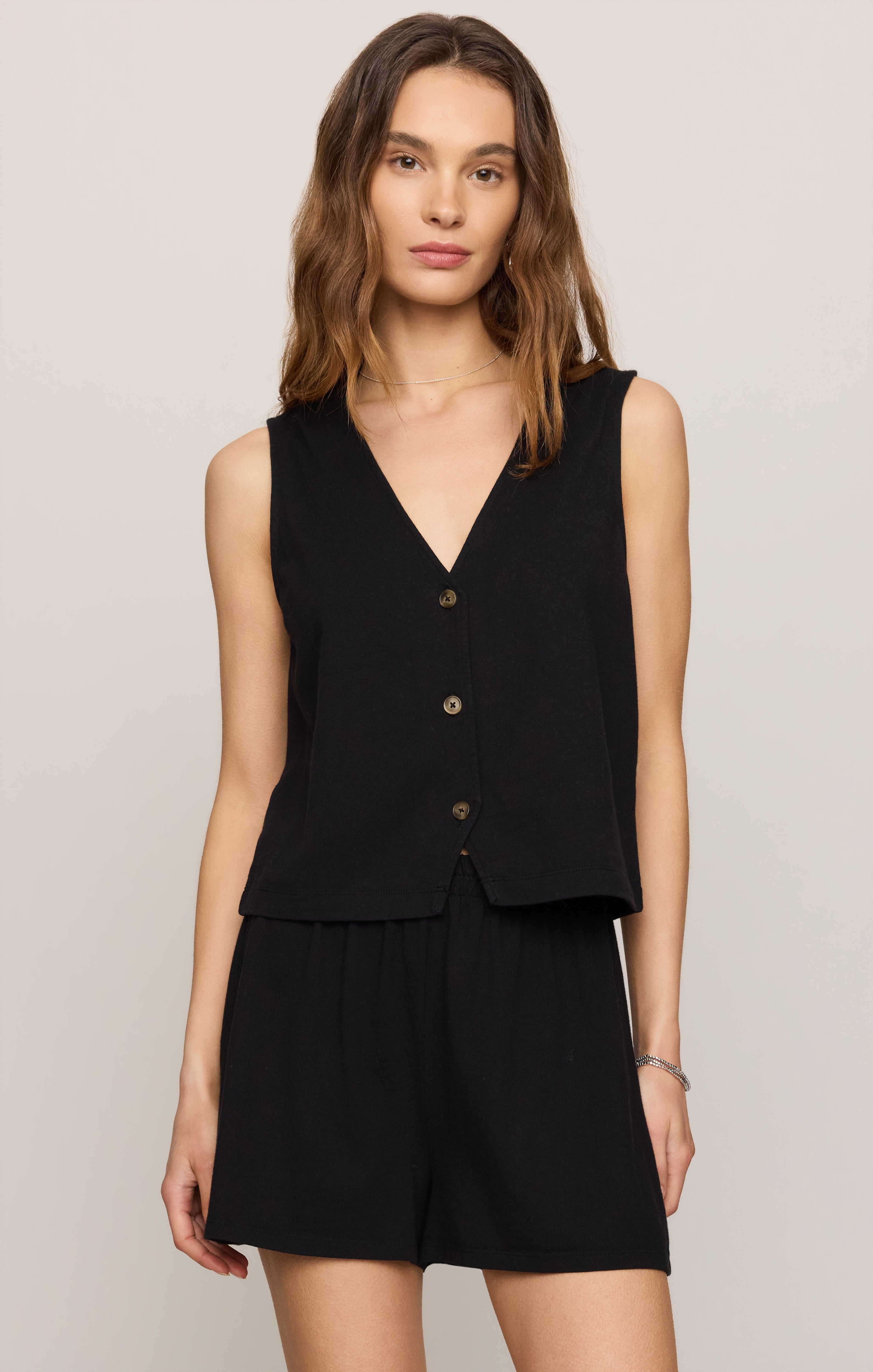 Noelle Jersey Sleeveless Tank