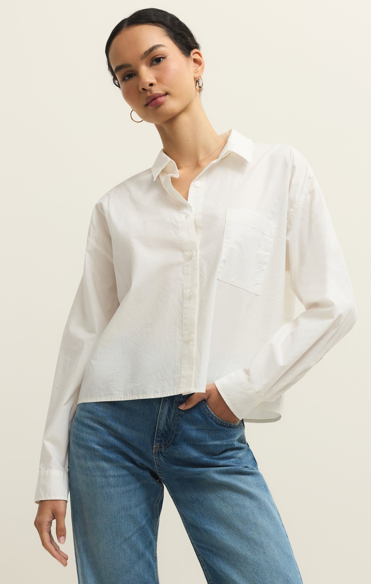 Lisette Poplin Top Main image