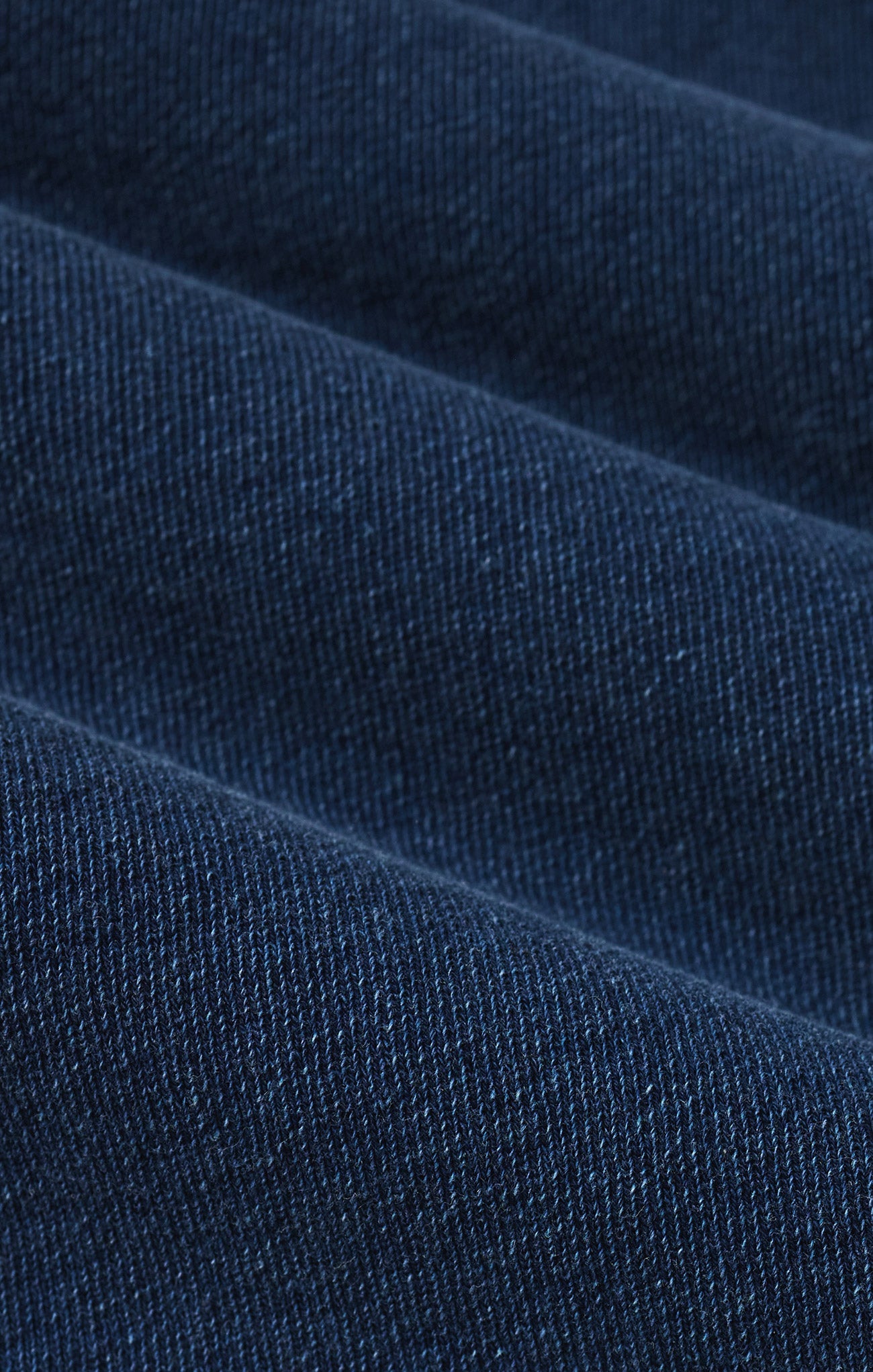 Delphine Knit Denim V-Neck Sweatshirt