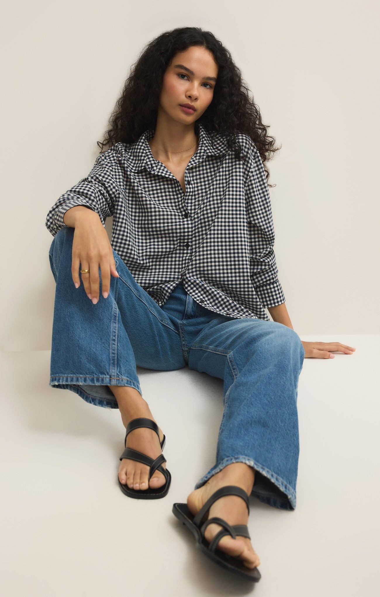 Seaport Gingham Button Up