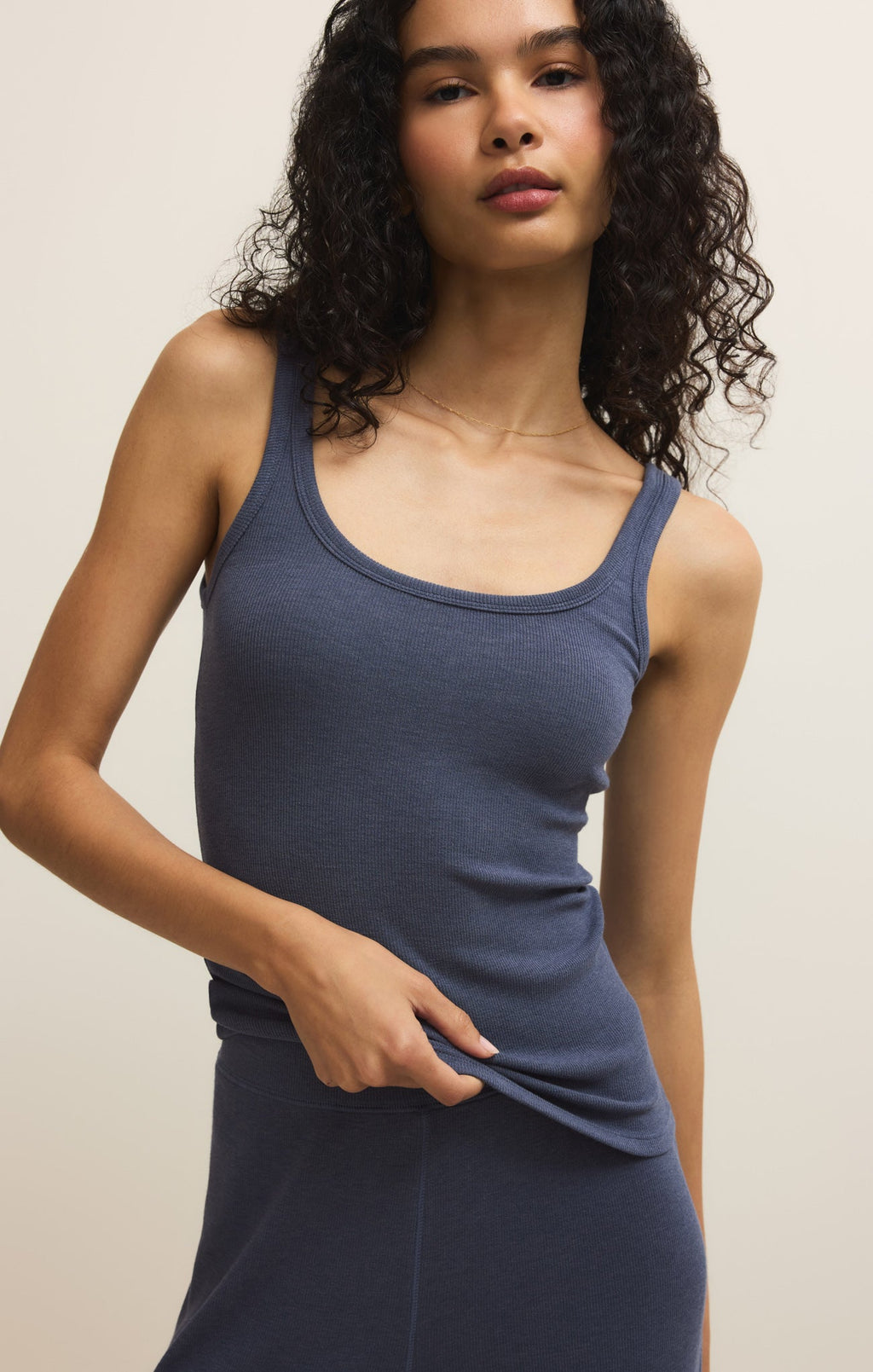 Renae Slub Rib Tank