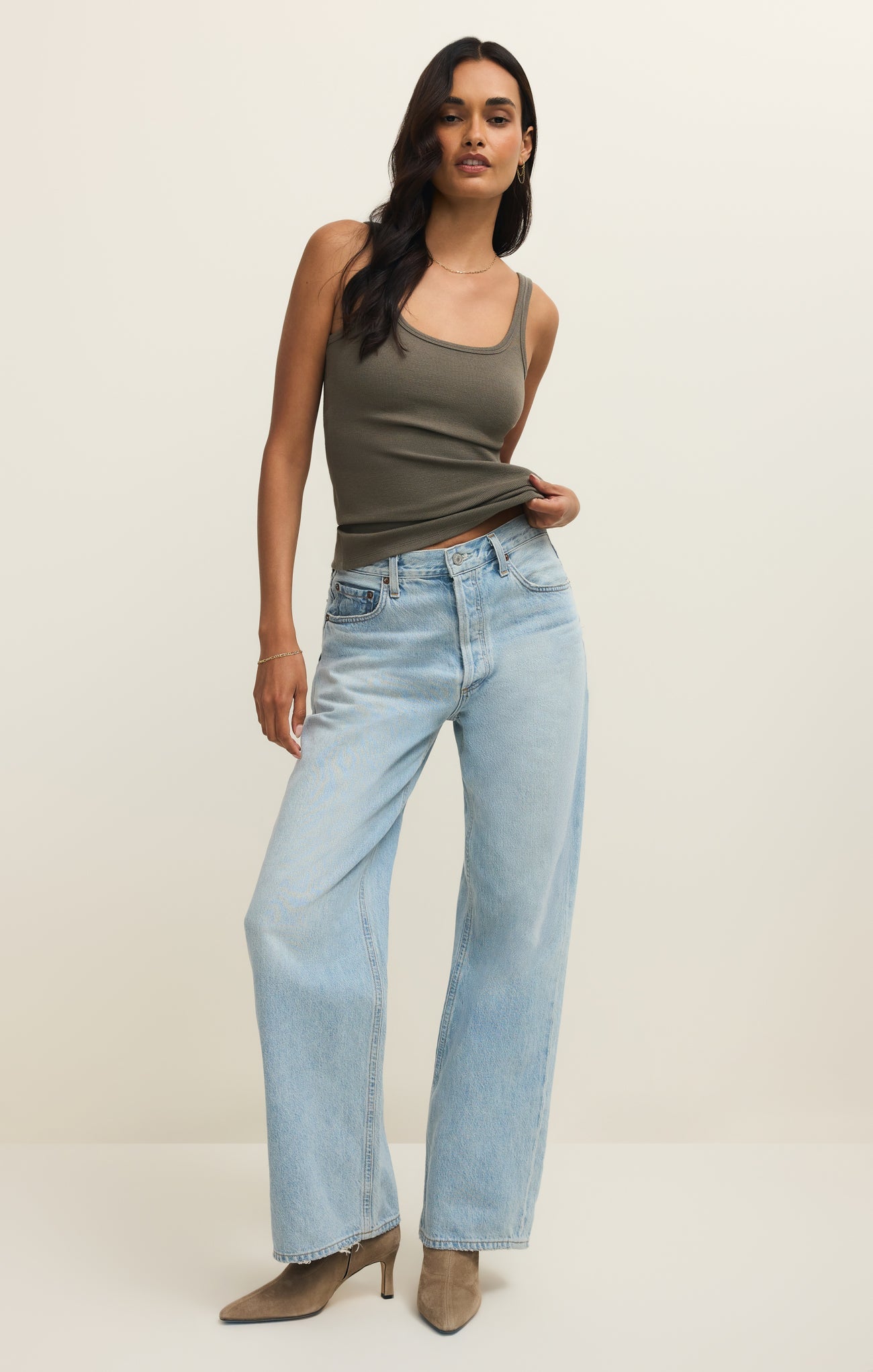 Renae Slub Rib Tank