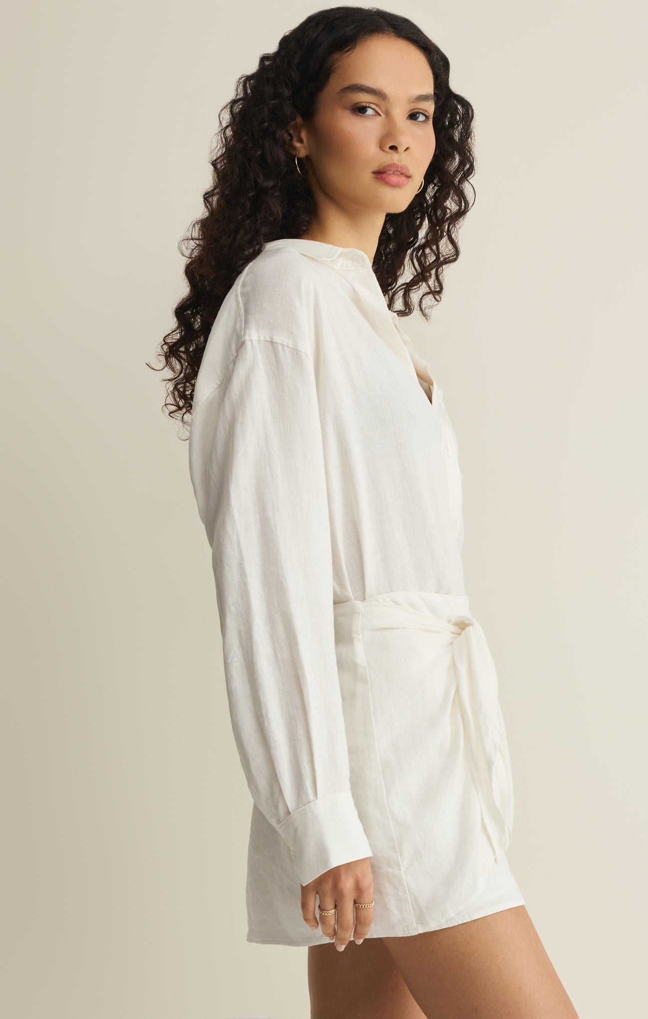 The Signature Linen Top