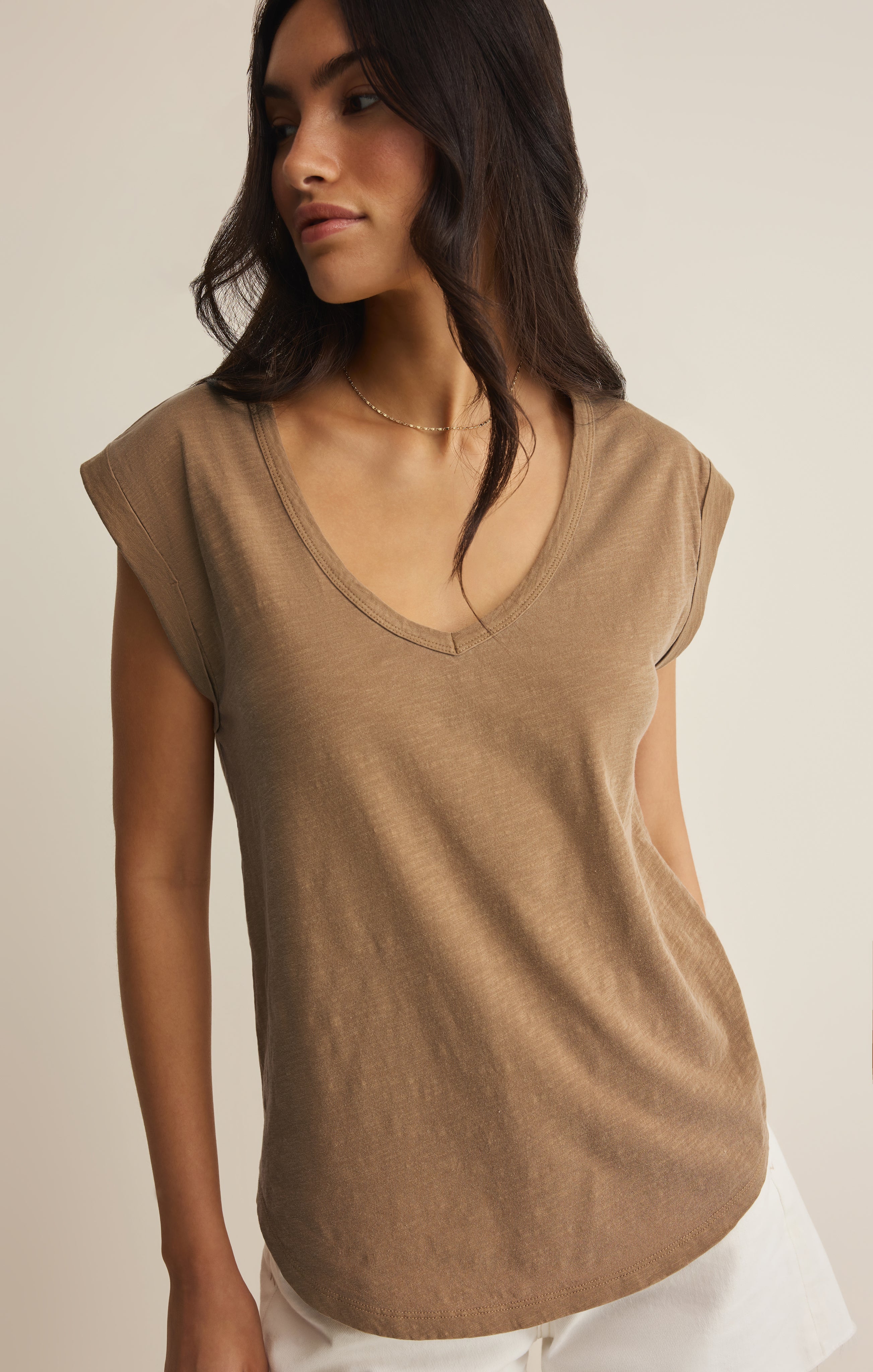 Per Diem V-Neck Tee