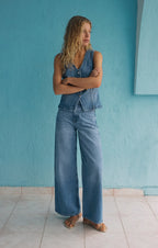 Porto Denim Tank Vest