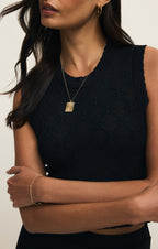 Ramona Cropped Sweater Tank