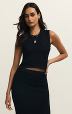 Ramona Cropped Sweater Tank