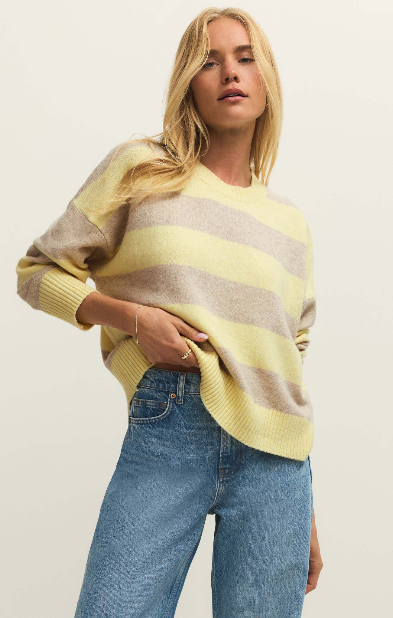 Cirrus Cozy Stripe Sweater Main image