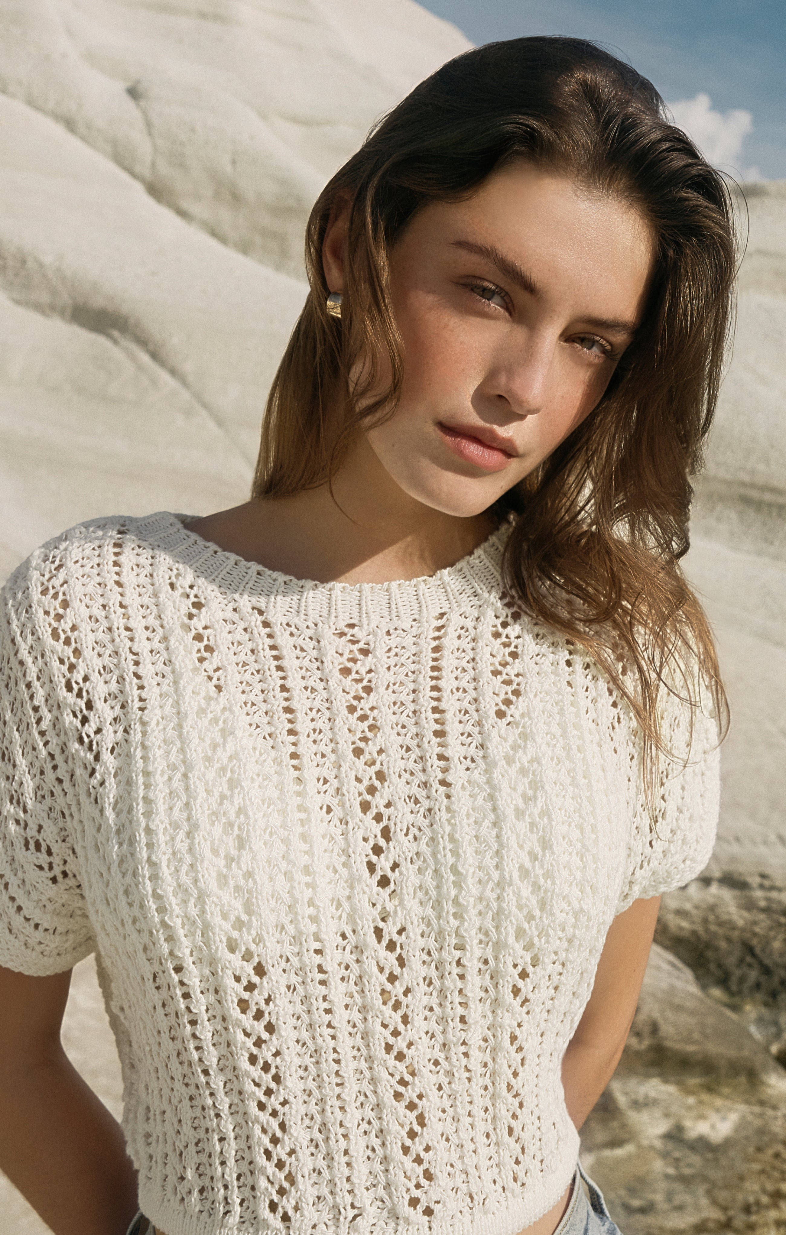 Ballast Crochet Sweater Top Main image