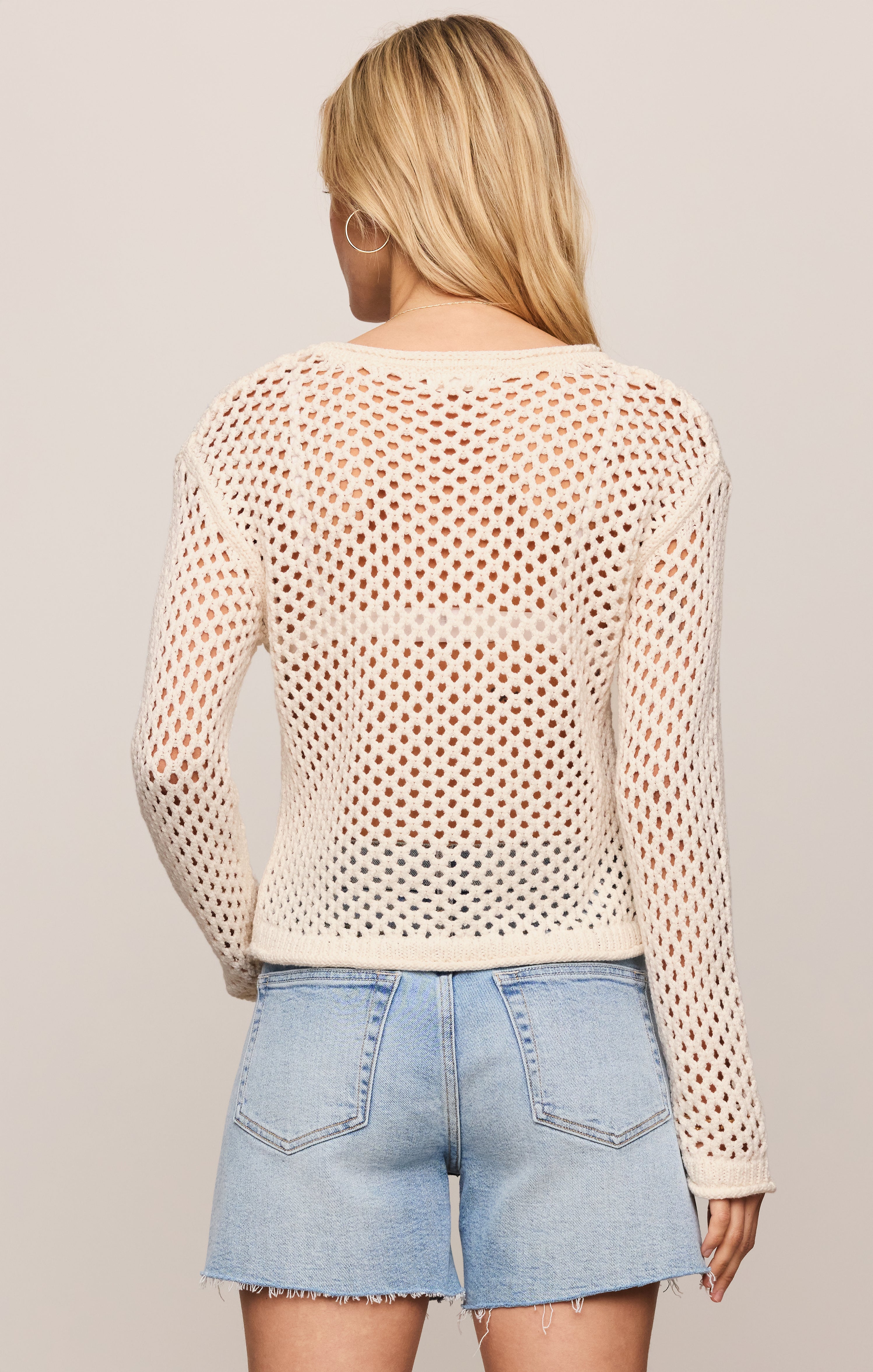 Cala Crochet Sweater Top Secondary image
