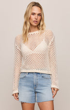 Cala Crochet Sweater Top