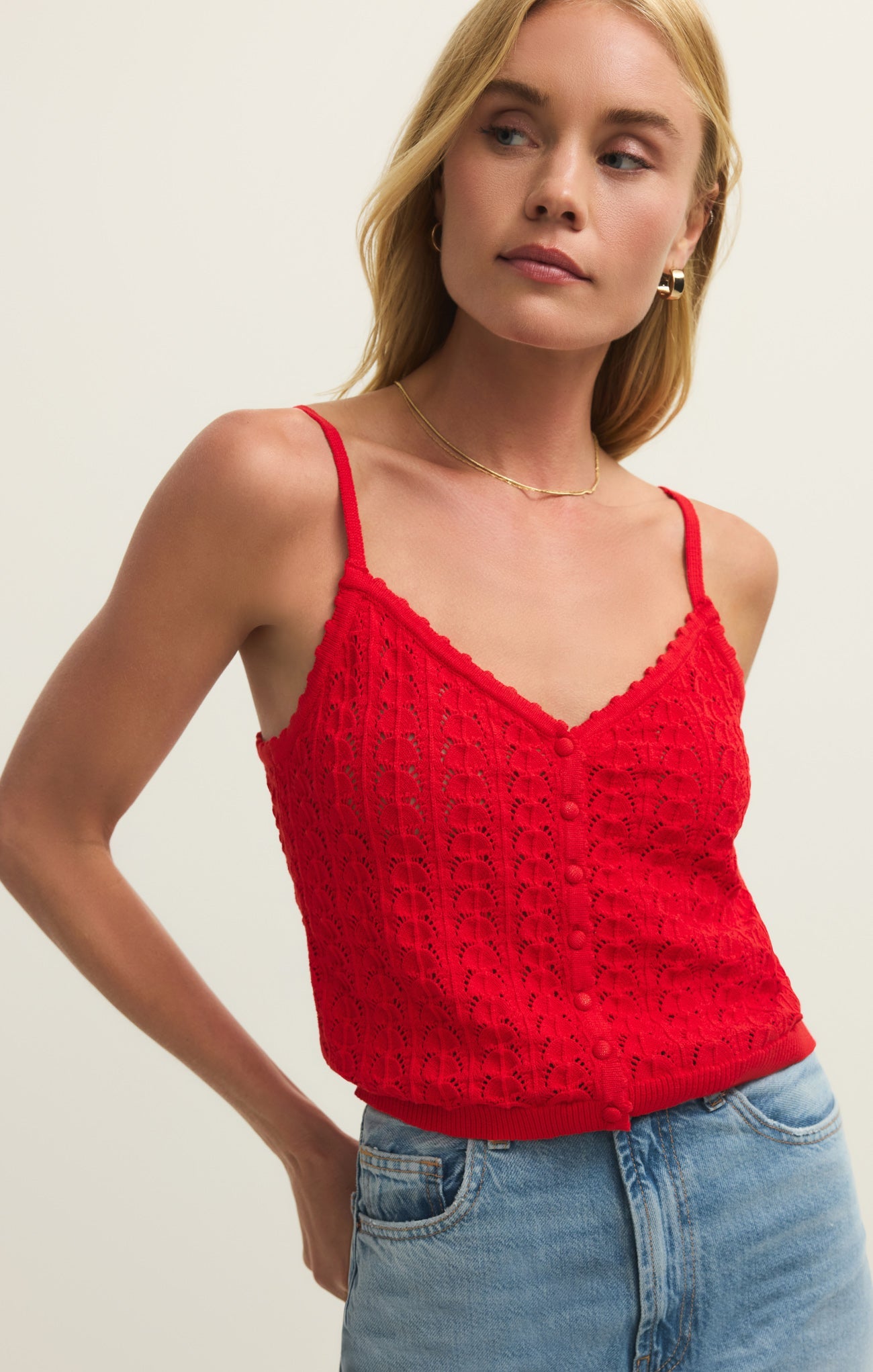Lexa Cropped Sweater Tank