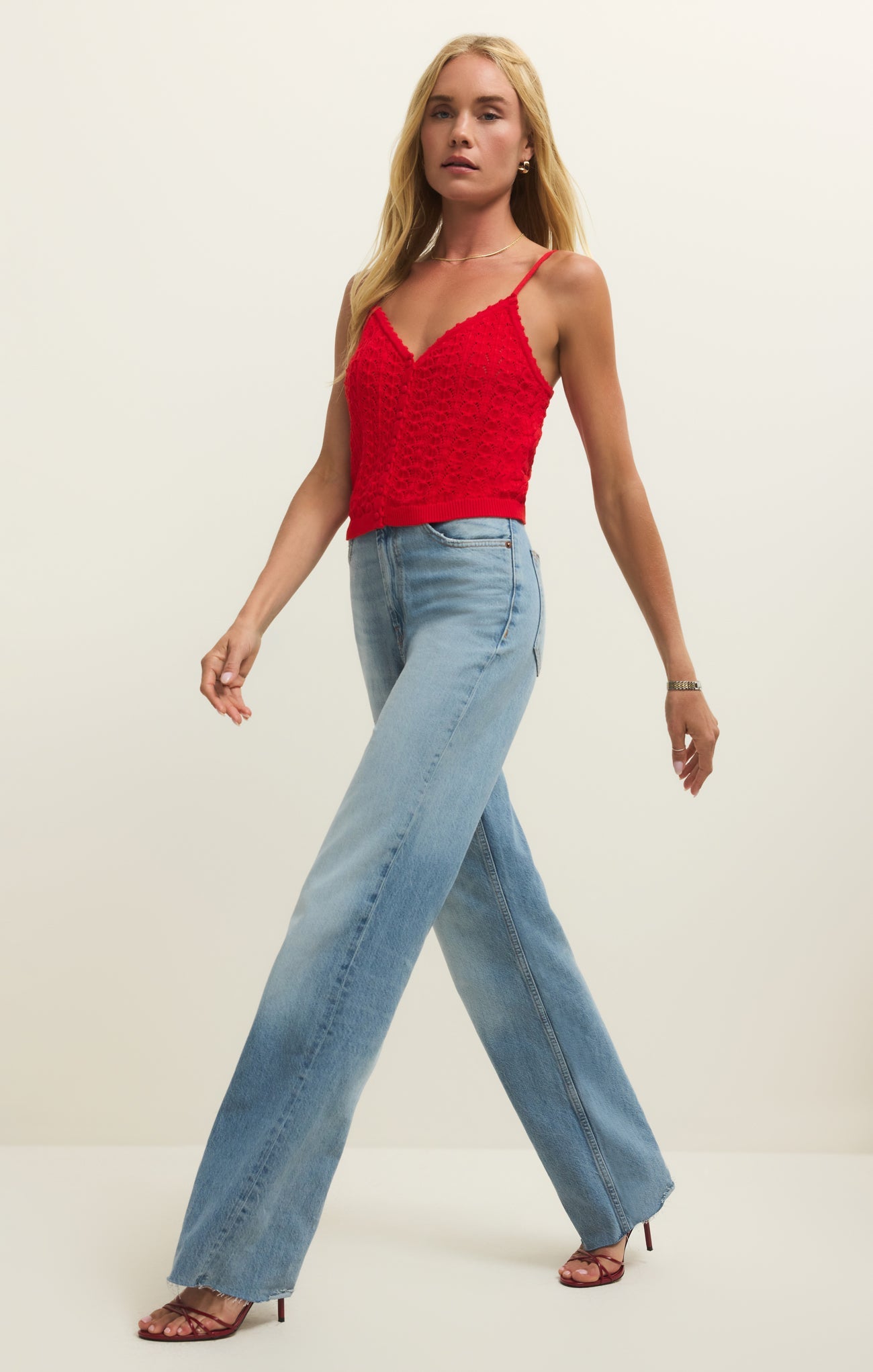 Lexa Cropped Sweater Tank