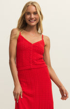 Lexa Cropped Sweater Tank