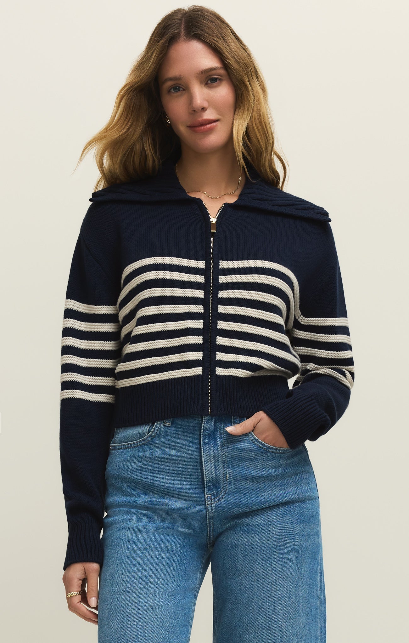 Kovac Cropped Sweater Jacket Main image