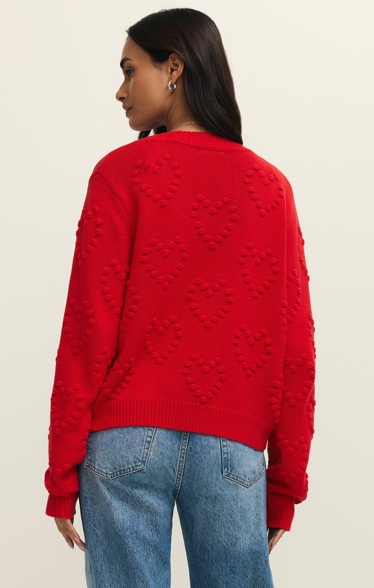 Hearts Embroidered Cardigan Secondary image