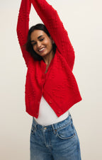 Hearts Embroidered Cardigan