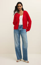 Hearts Embroidered Cardigan