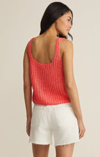 Tate Lace Up Sweater Top