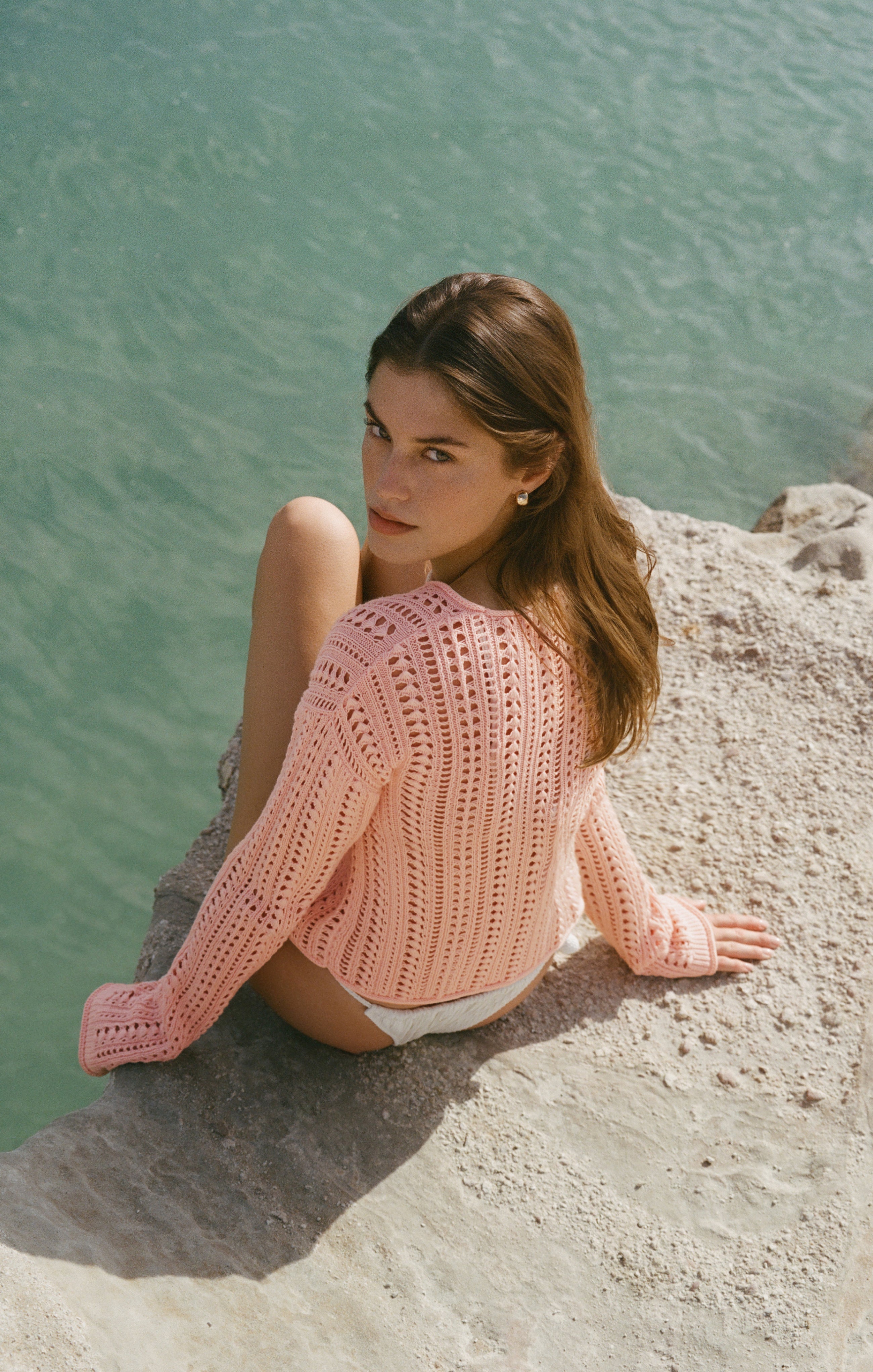 Upland Crochet Sweater Top Secondary image