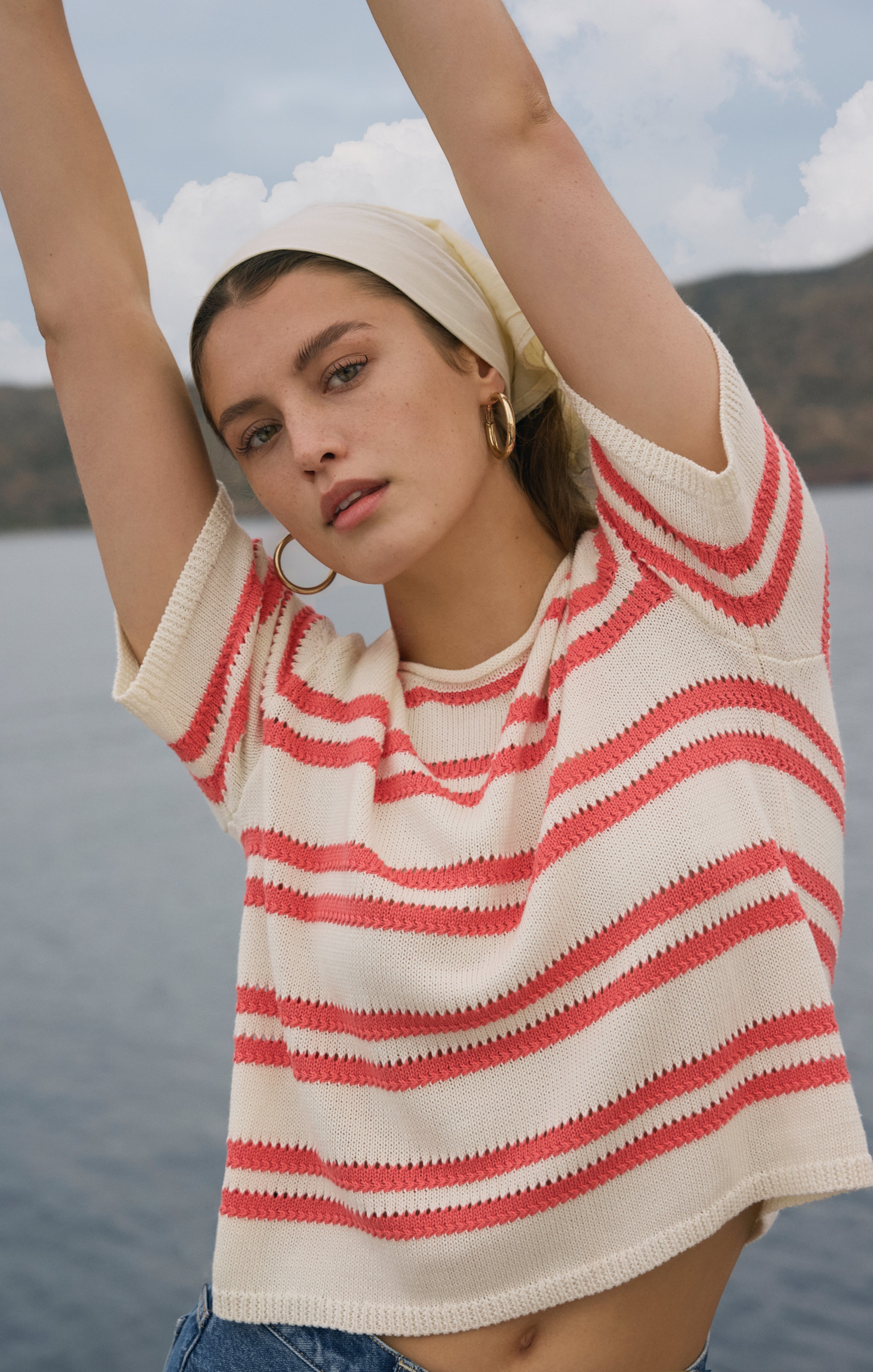 Prado Stripe Sweater Top Secondary image